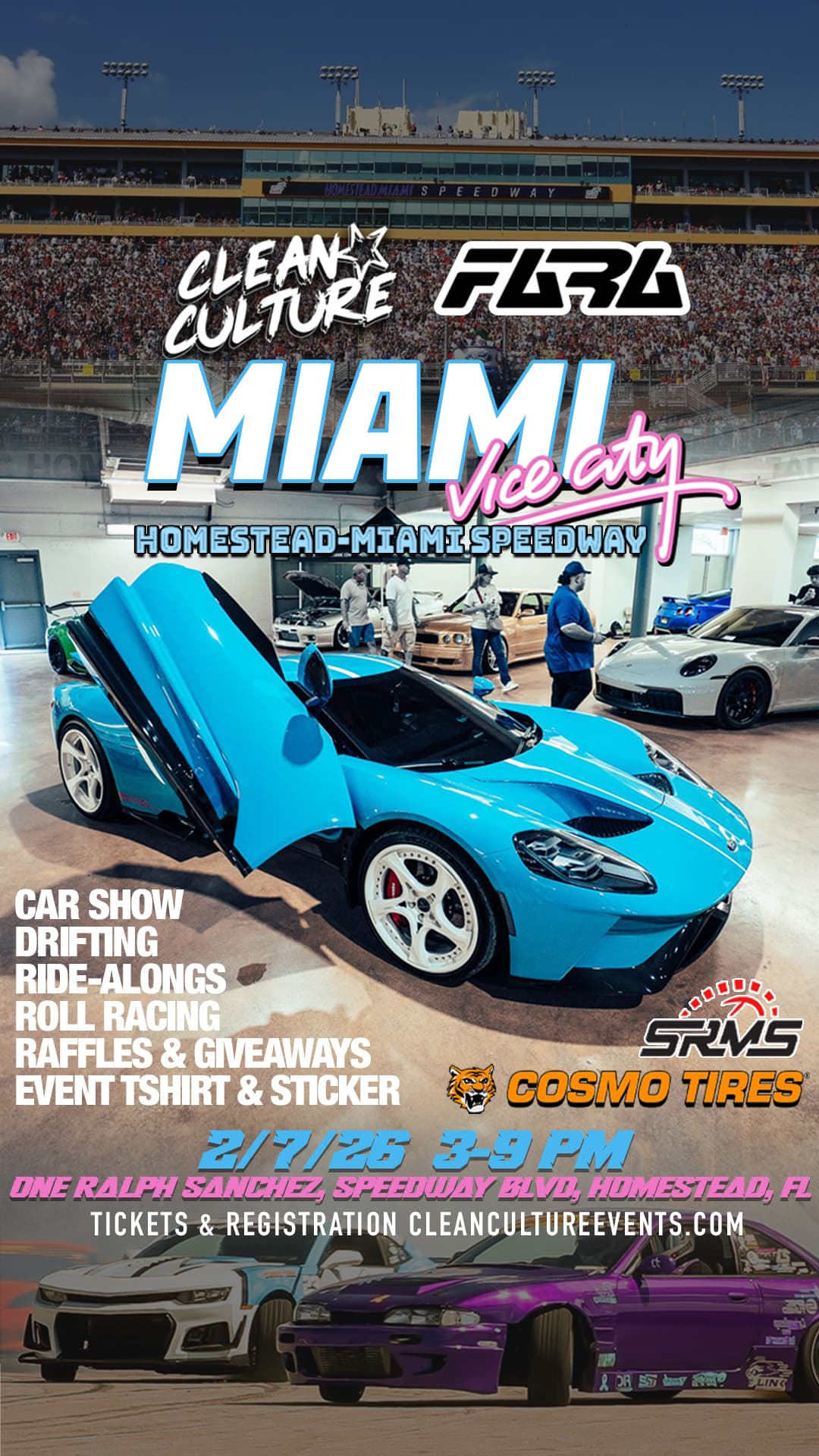 Clean Culture Miami Car Show