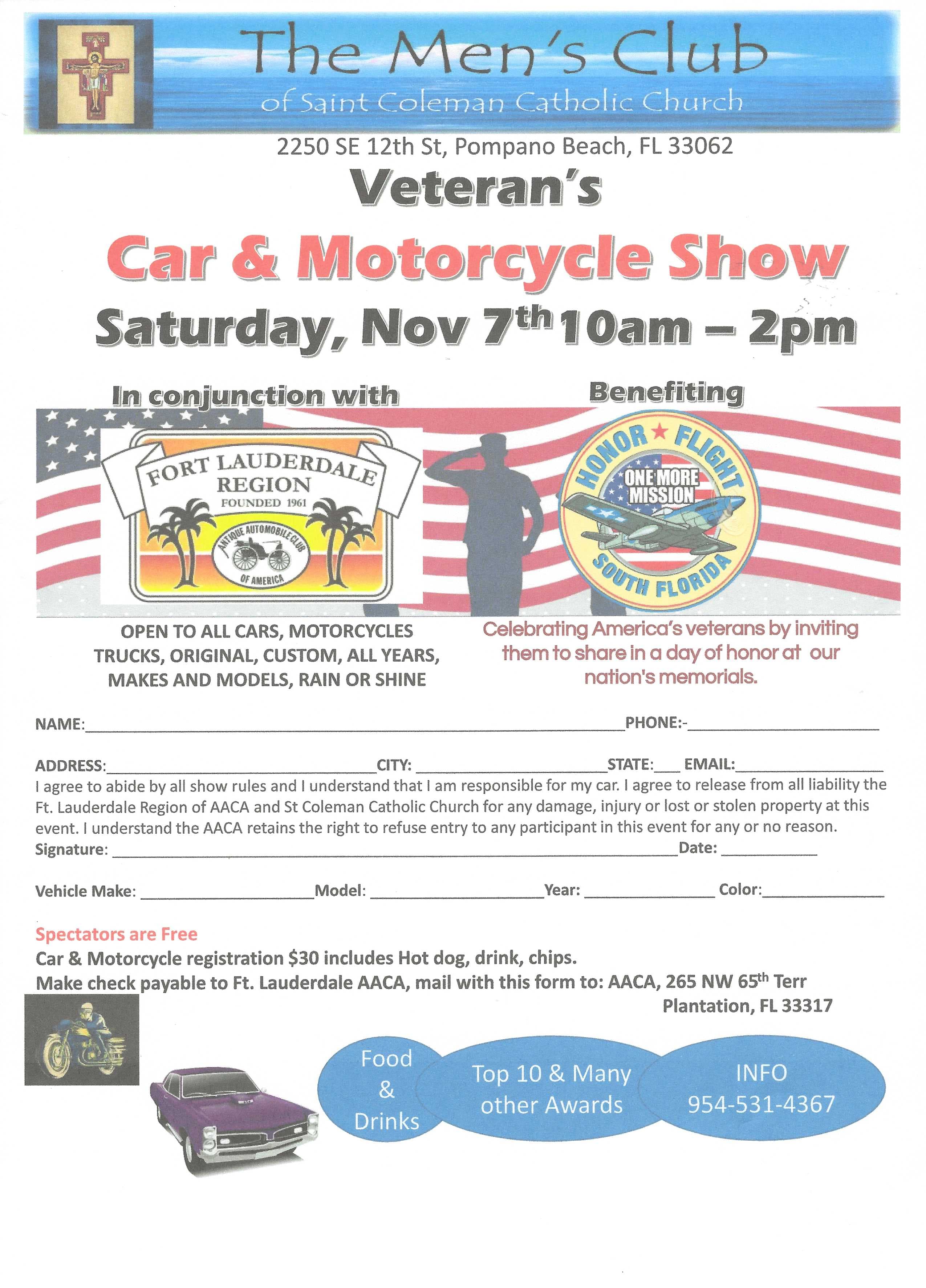 Veteran's Car & Motorcycle Show