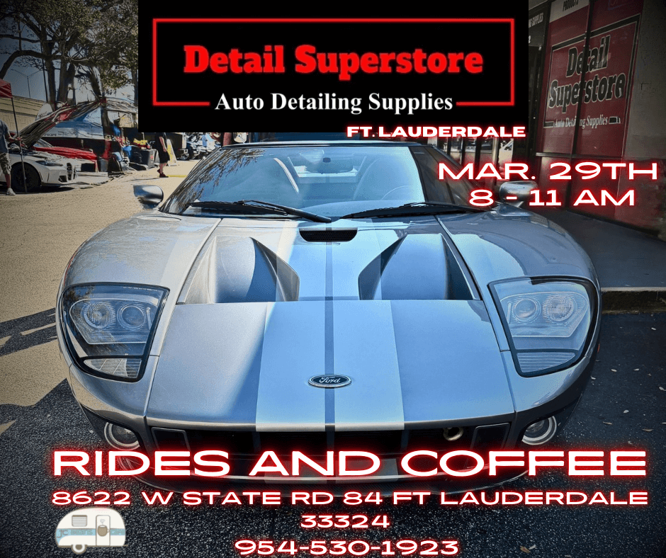 Rides & Coffee at Detail Superstore Ft Lauderdale