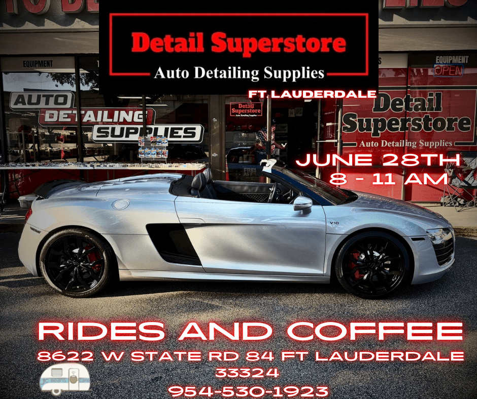 Rides & Coffee at Detail Superstore Ft Lauderdale