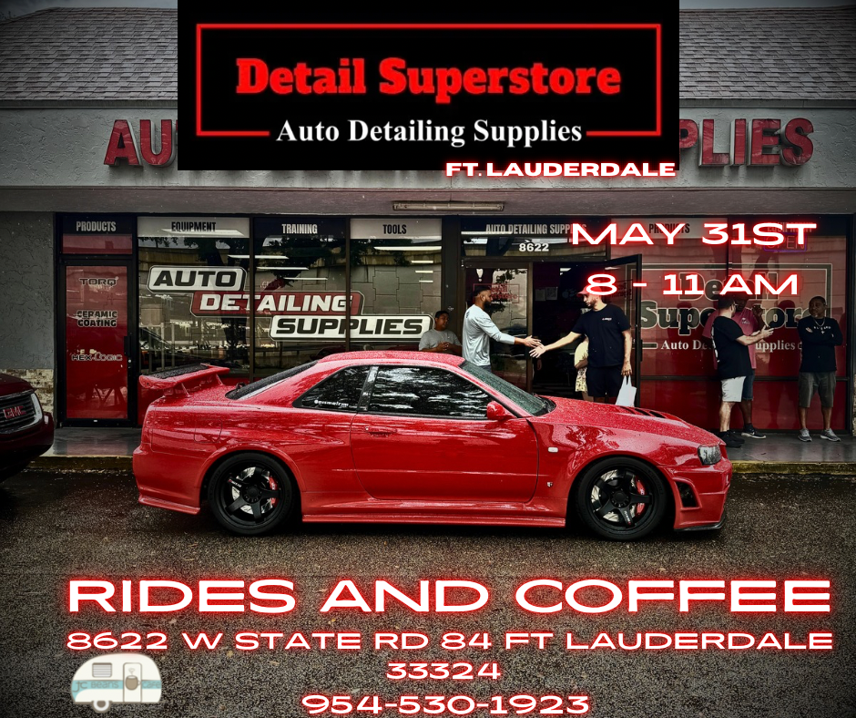 Rides & Coffee at Detail Superstore Ft Lauderdale