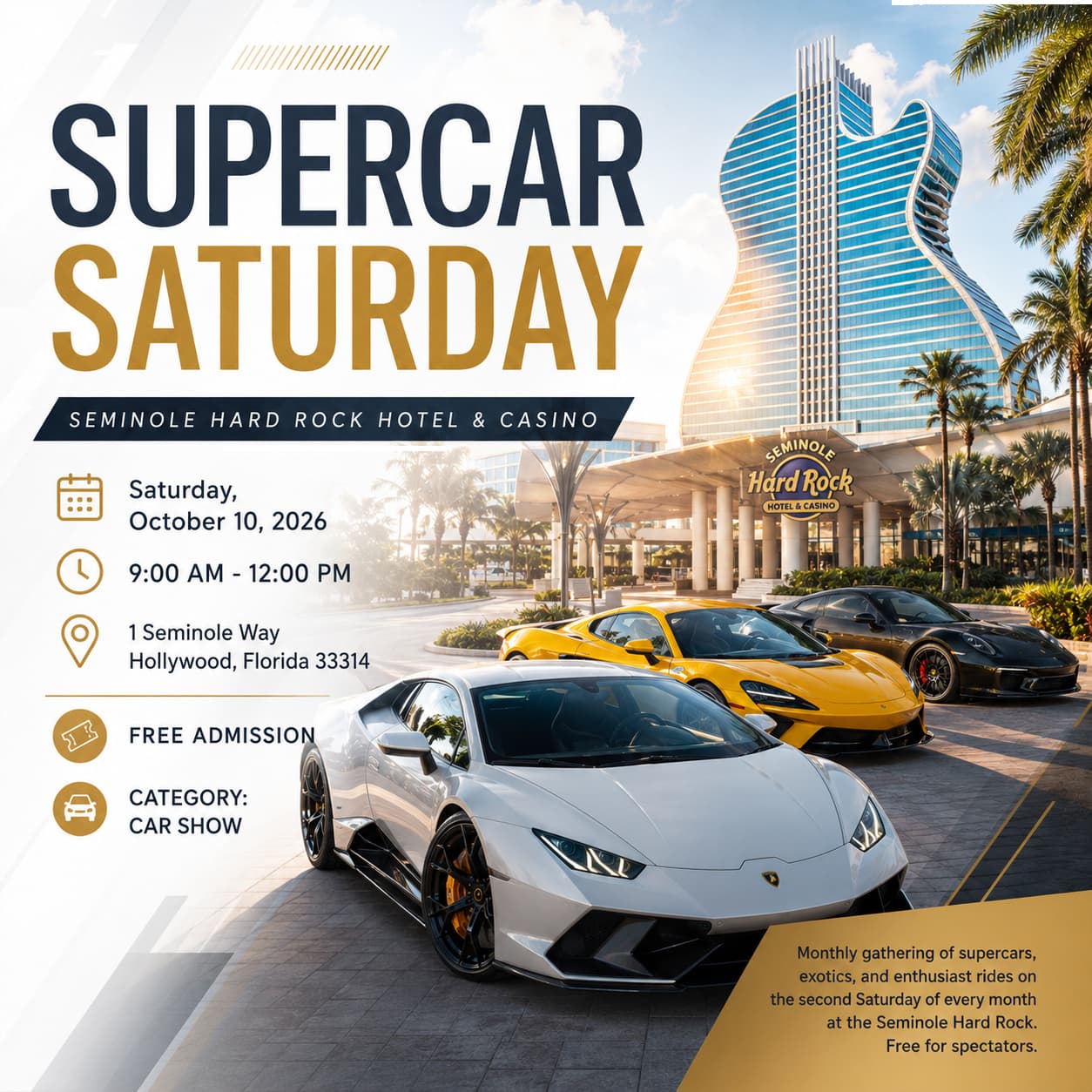 Supercar Saturdays Florida