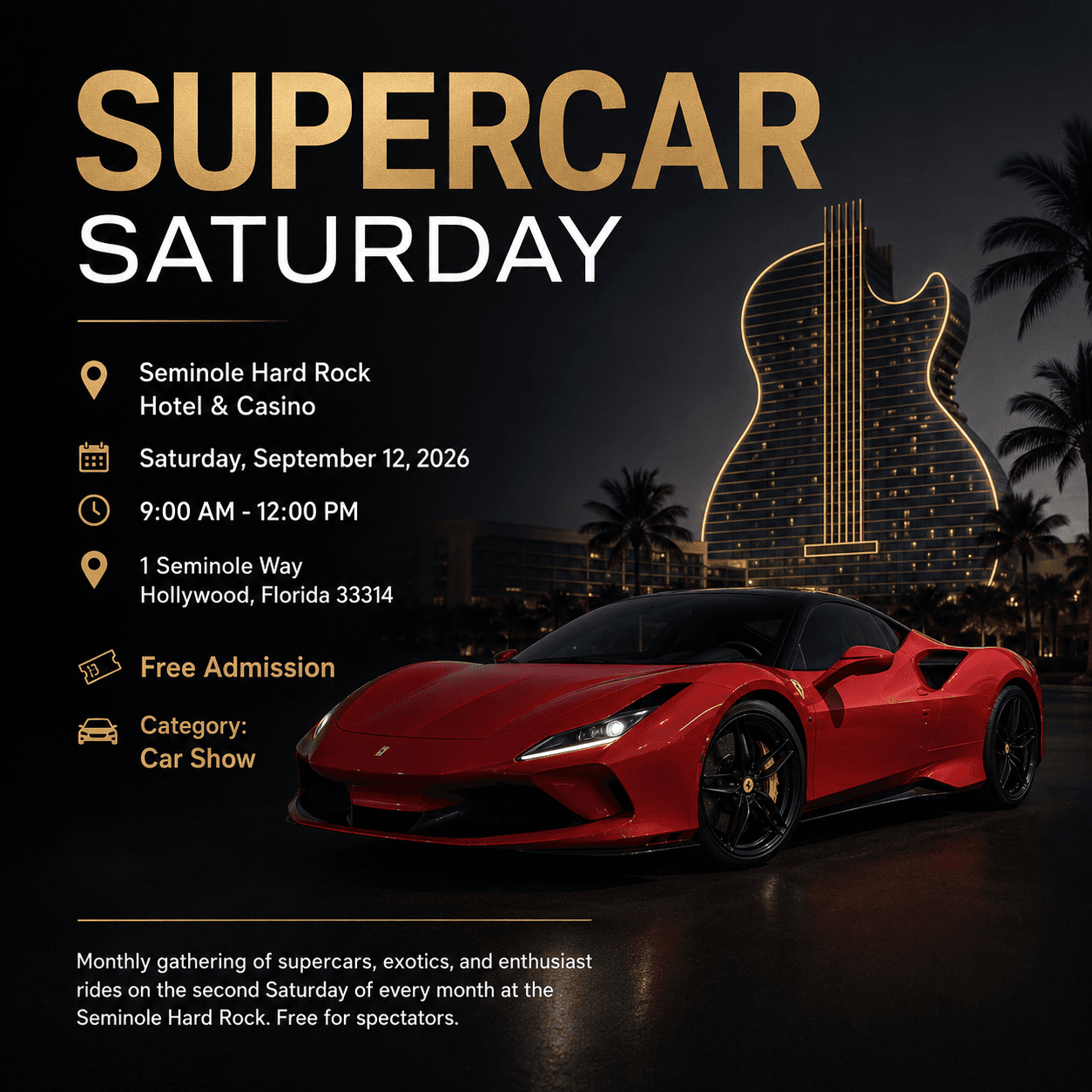 Supercar Saturdays Florida