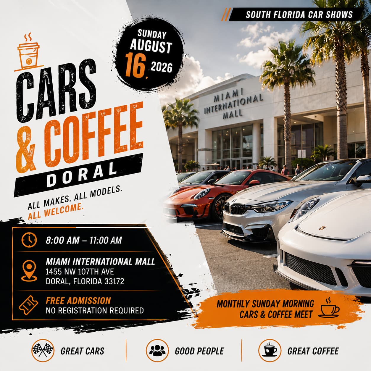 Cars and Coffee Miami