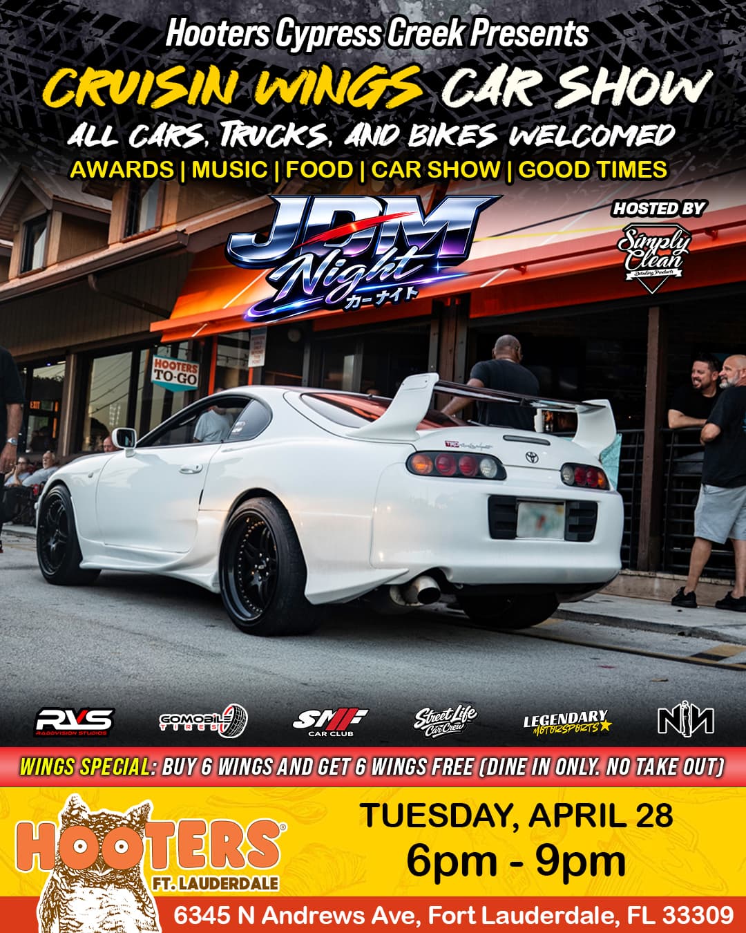 Cruisin Wings JDM Car Night