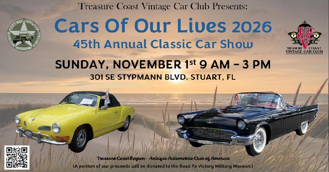 TCVCC Cars Of Our Lives Show 2026
